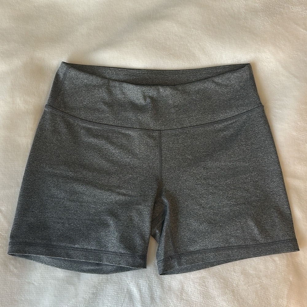 Grey Reebok Spandex Shorts Size Small